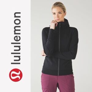 Lululemon Full Zip Scuba Hoodie Black Size 6